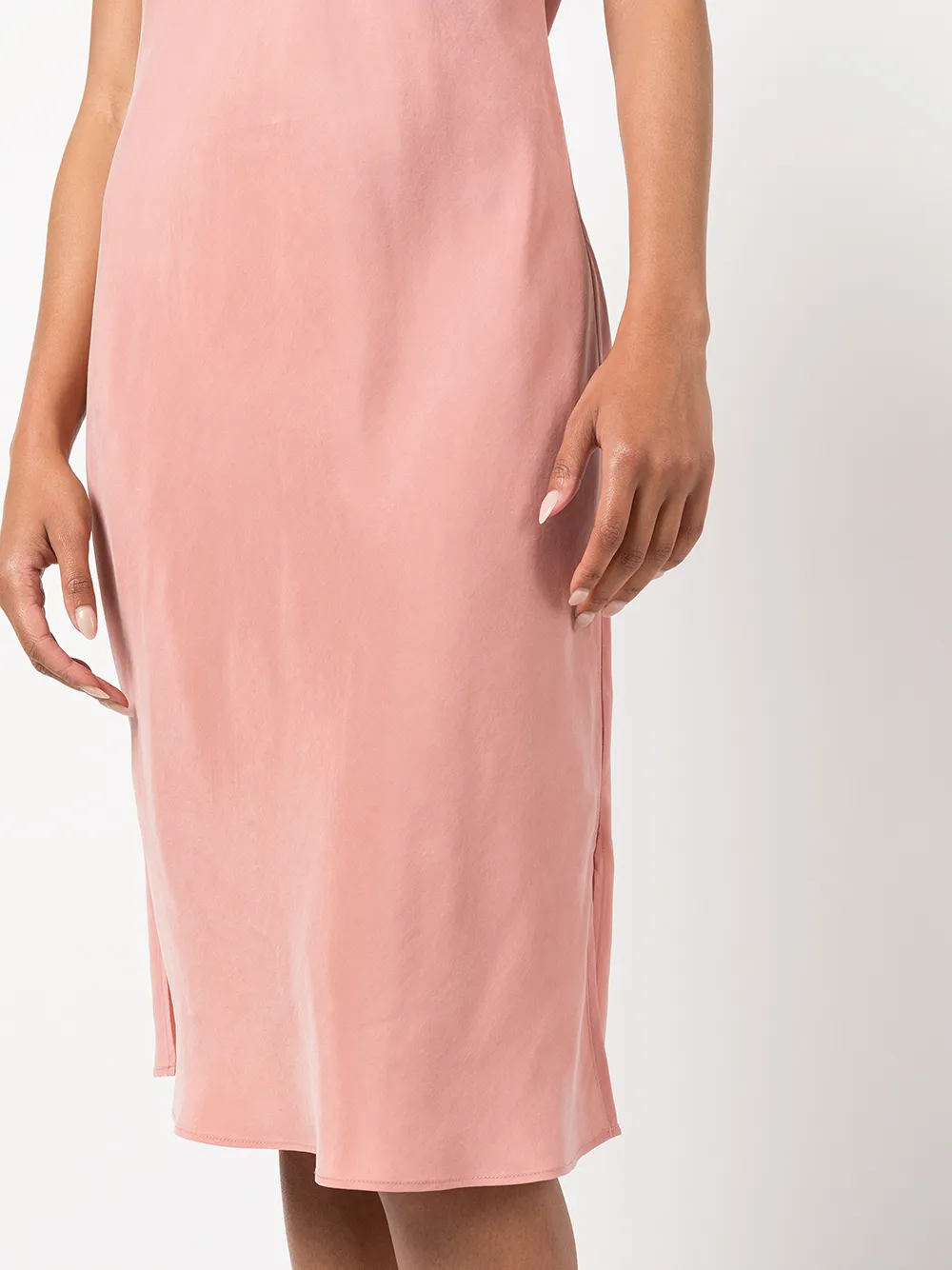 Anine bing best sale pink slip dress