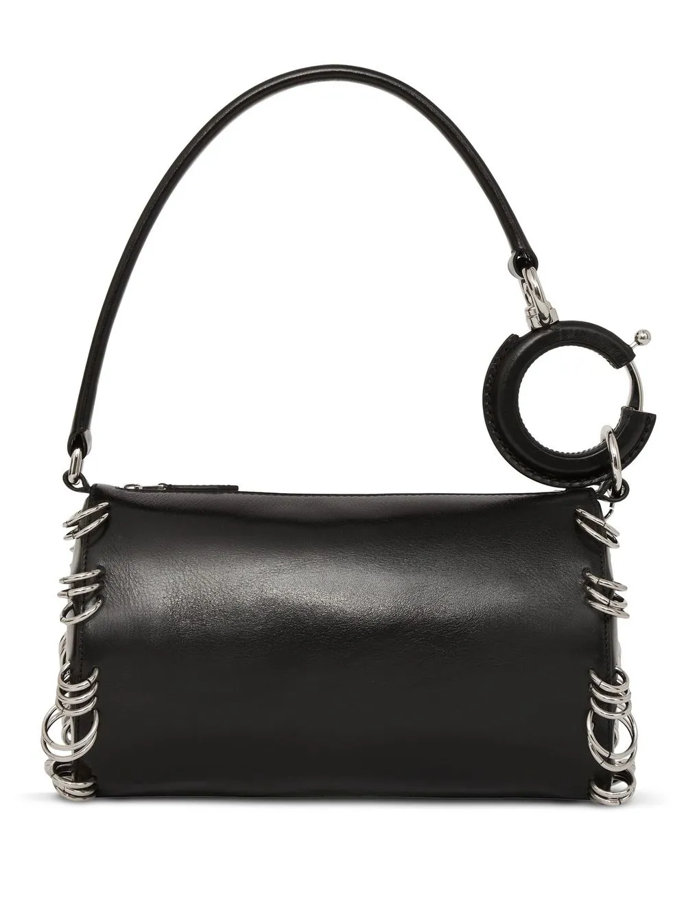 

Burberry mini ring-pierced Rhombi bag - Black