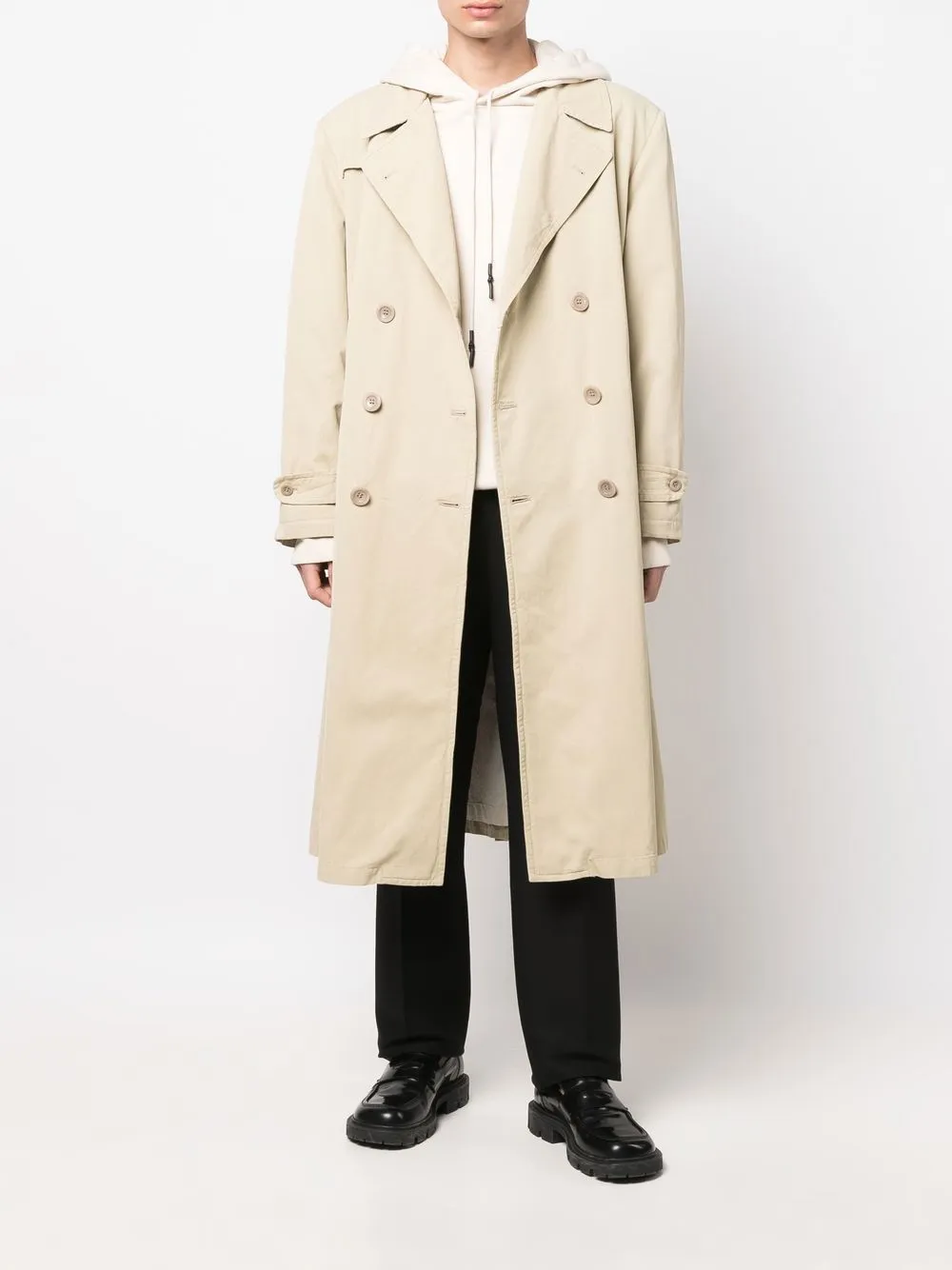 Maison Margiela mid-length Trench Coat - Farfetch