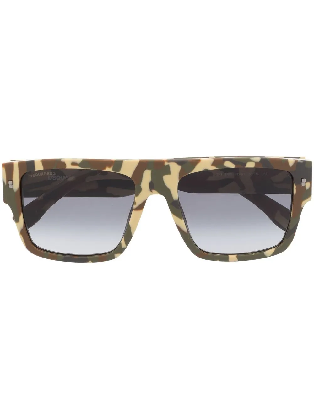 

Dsquared2 Eyewear lentes de sol con logo y estampado militar - Verde