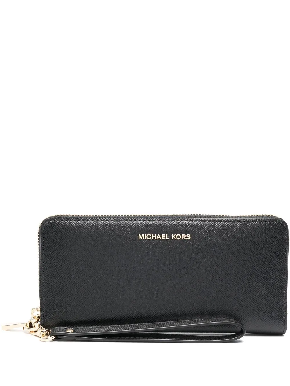 

Michael Michael Kors cartera con placa del logo - Negro