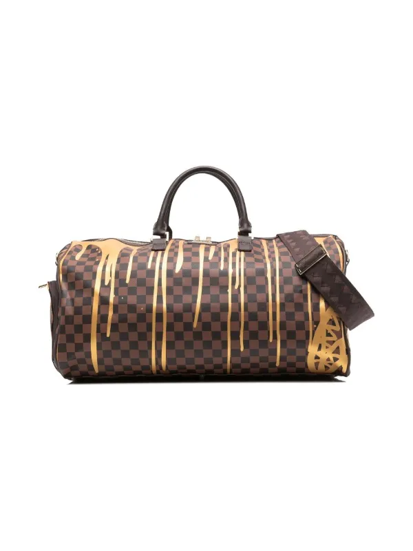 Sprayground Kid drip-print Checkerboard 