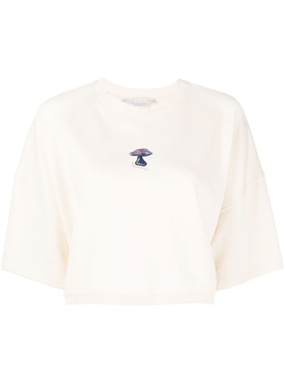 

Stella McCartney top con diseño bordado - Blanco