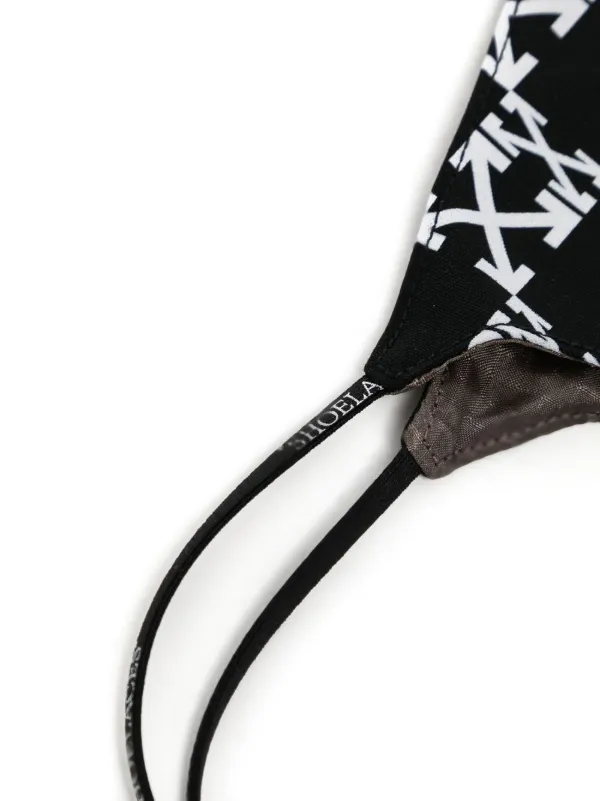 【Off-White】オフホワイト アローマスク Off-White オフホワイト アローモチーフ モノグラム フェイス