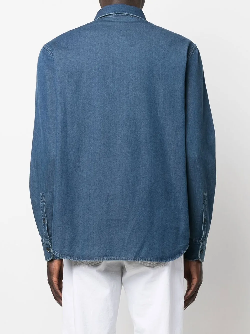 Brioni button-down Denim Shirt - Farfetch