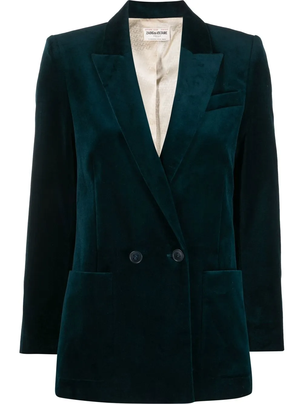 

Zadig&Voltaire blazer con doble botonadura - Verde