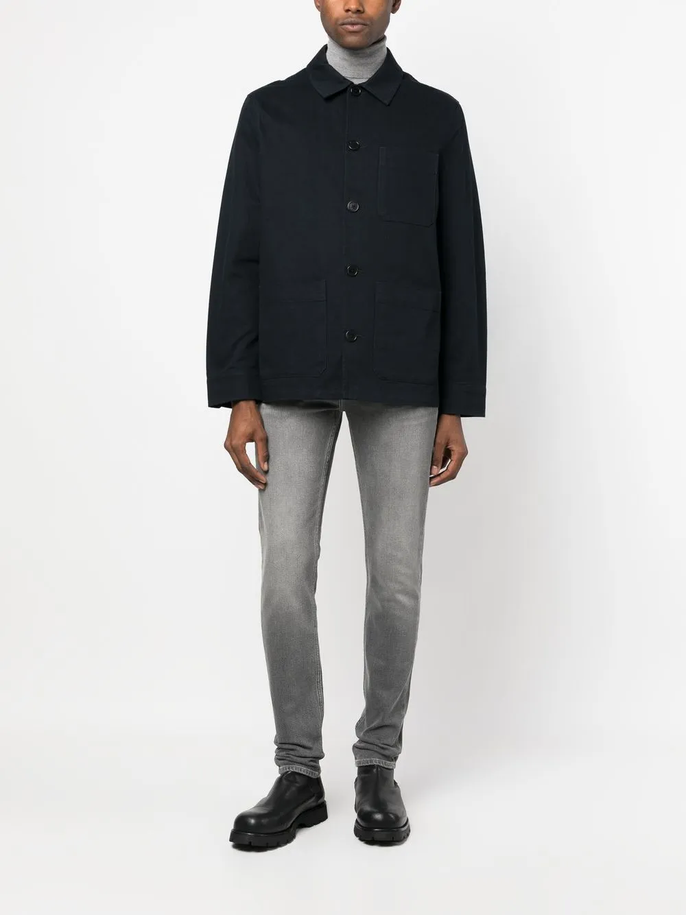  Zadig&voltaire Hemdjacke Mit Slogan Print   Blau 