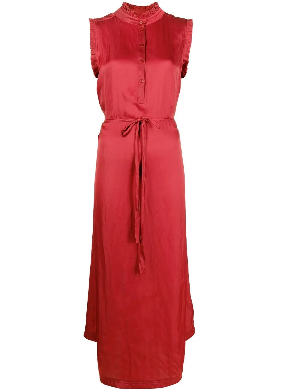 

Zadig&Voltaire vestido camisero Raos - Rojo