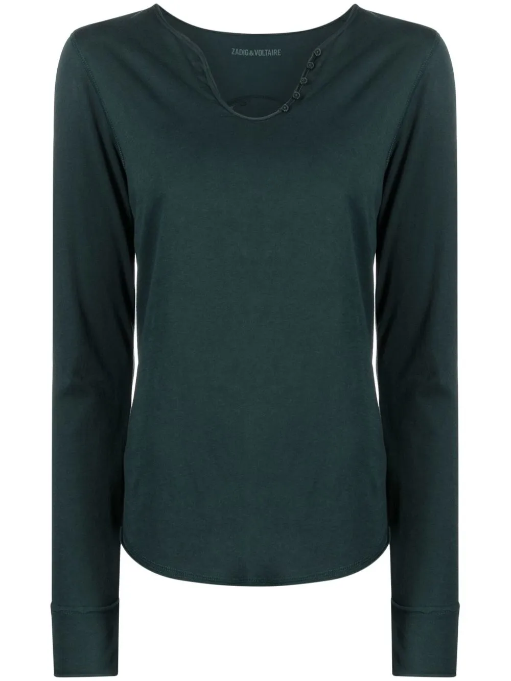 

Zadig&Voltaire skull-detail T-shirt - Green