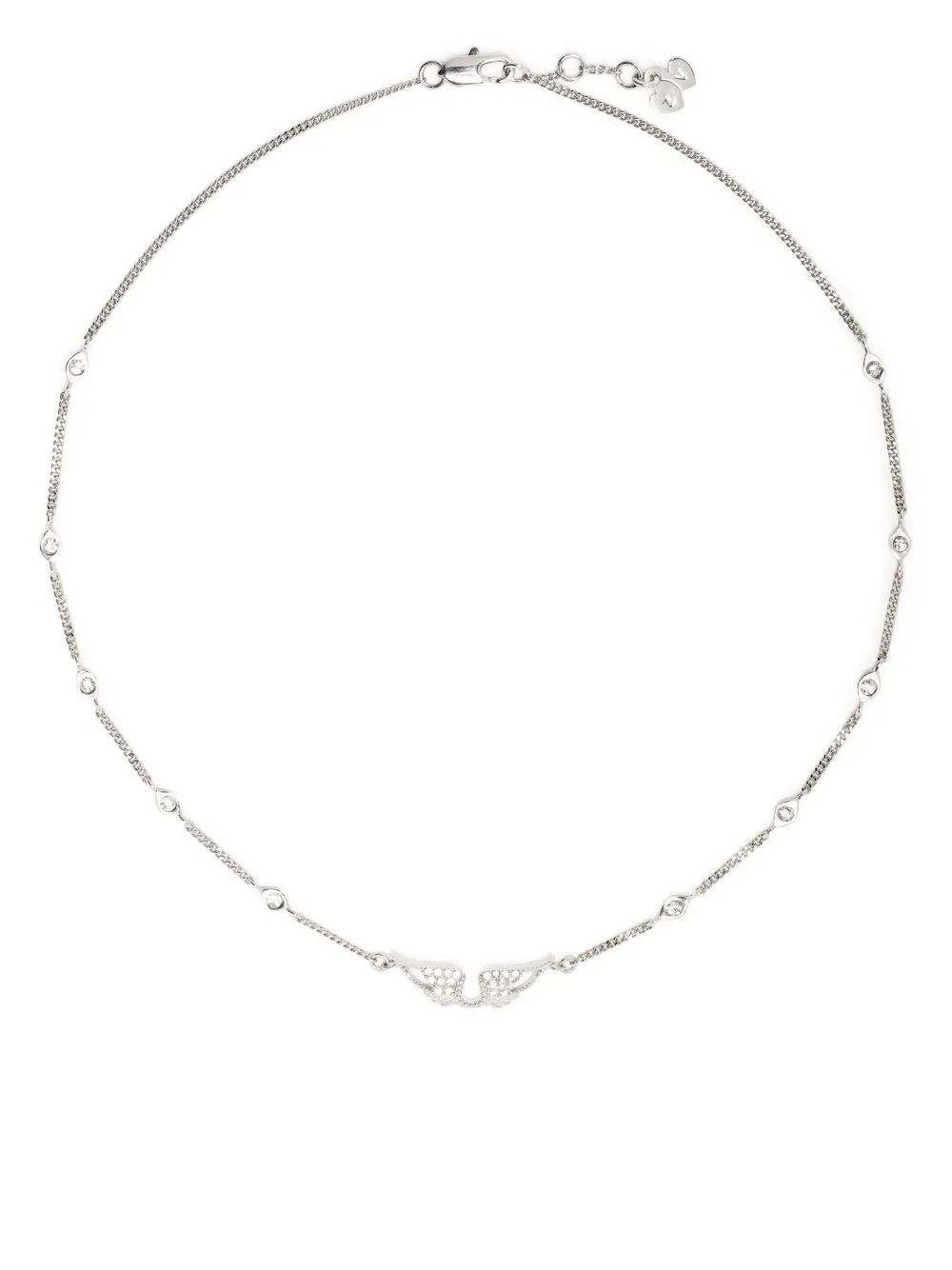 

Zadig&Voltaire Rock wings-motif choker necklace - Silver