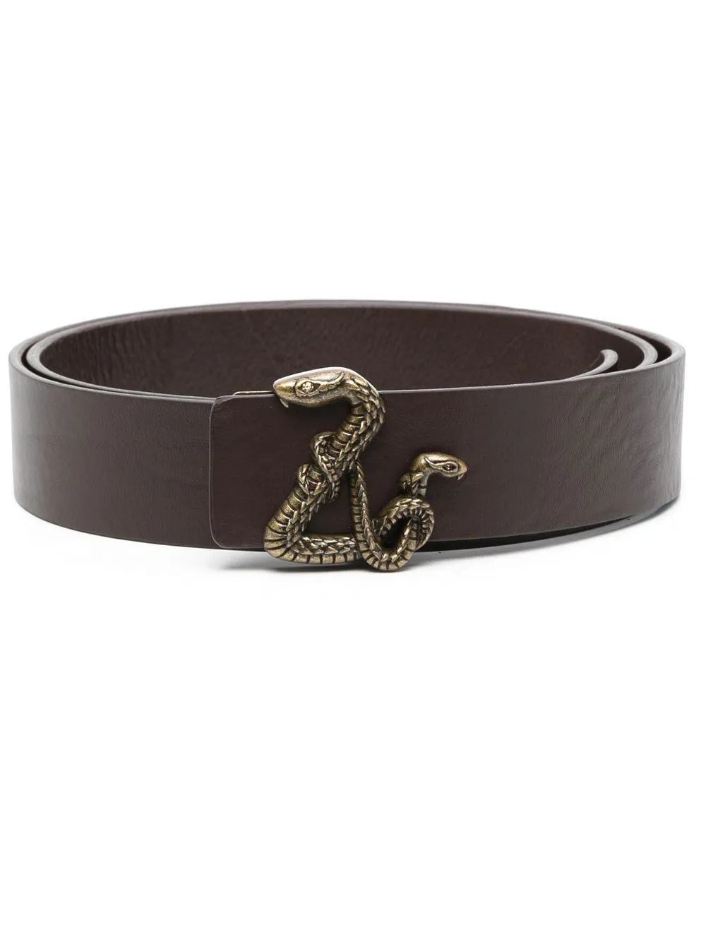 

Zadig&Voltaire ZV Initial Snake belt - Brown