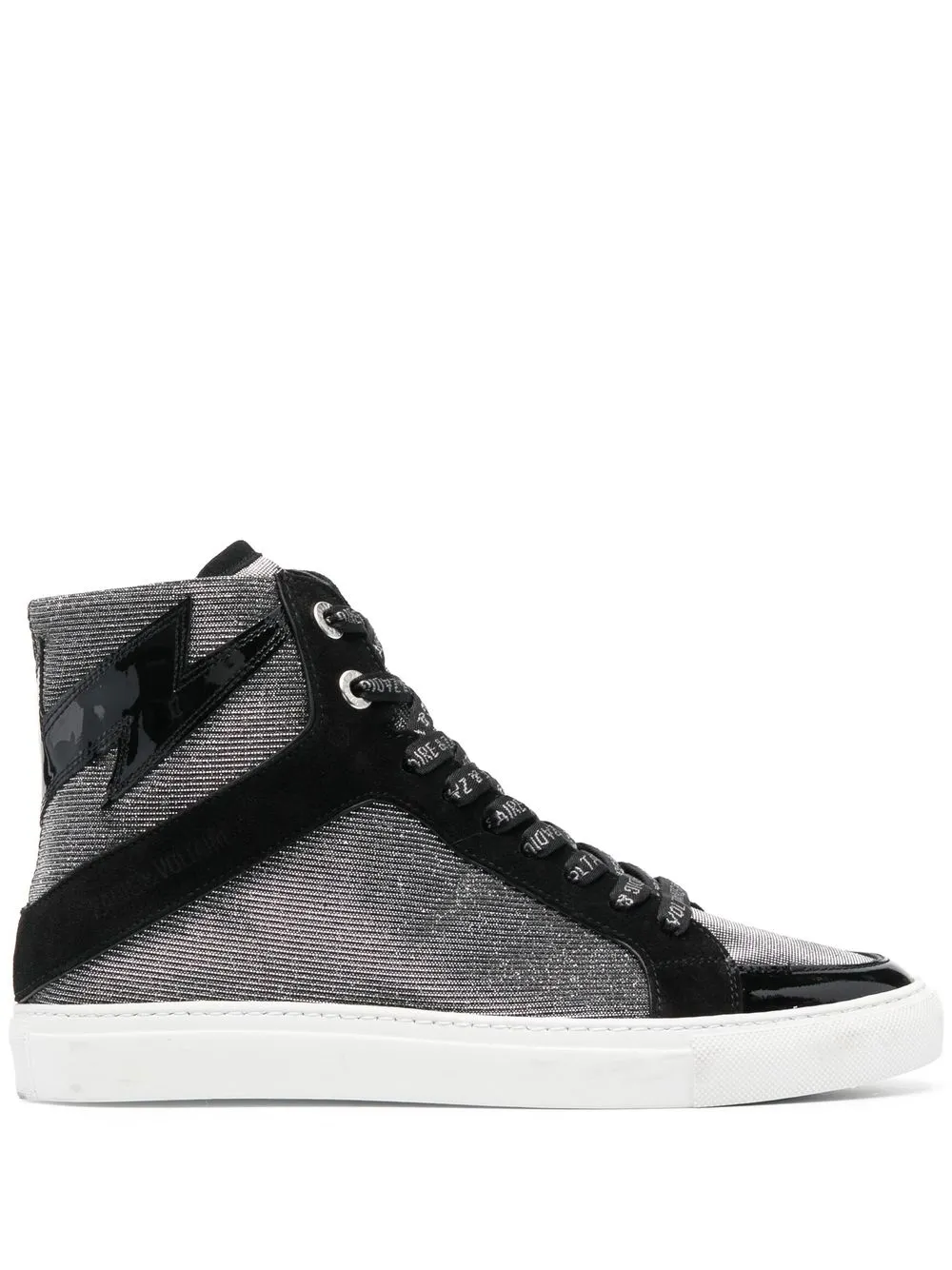 

Zadig&Voltaire flash-detail glitter trainers - Black