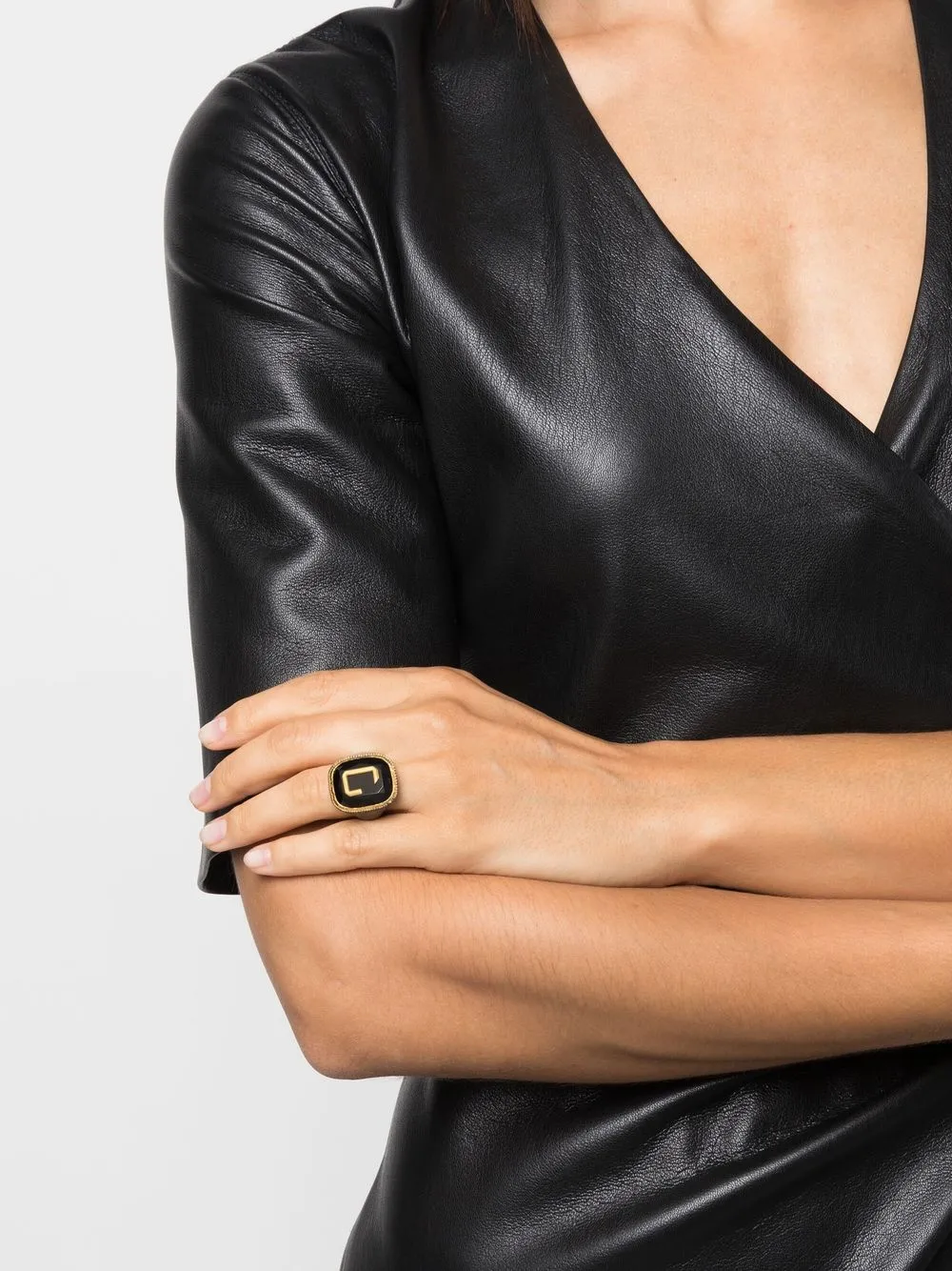Zadig&Voltaire Vierkante zegelring - Zilver