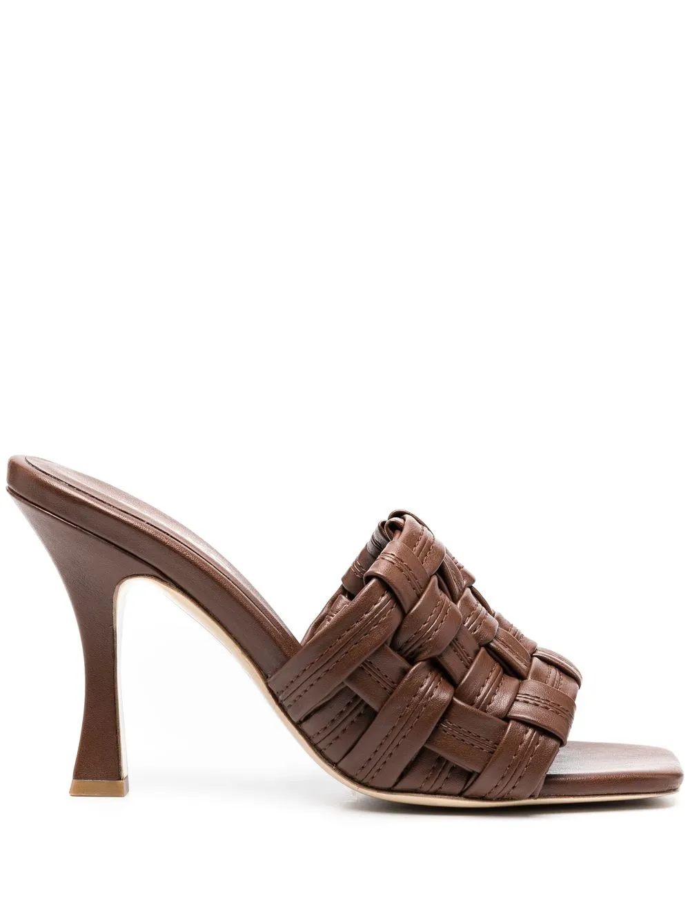 

PINKO sandalias Corinna con tiras tejidas - Marrón