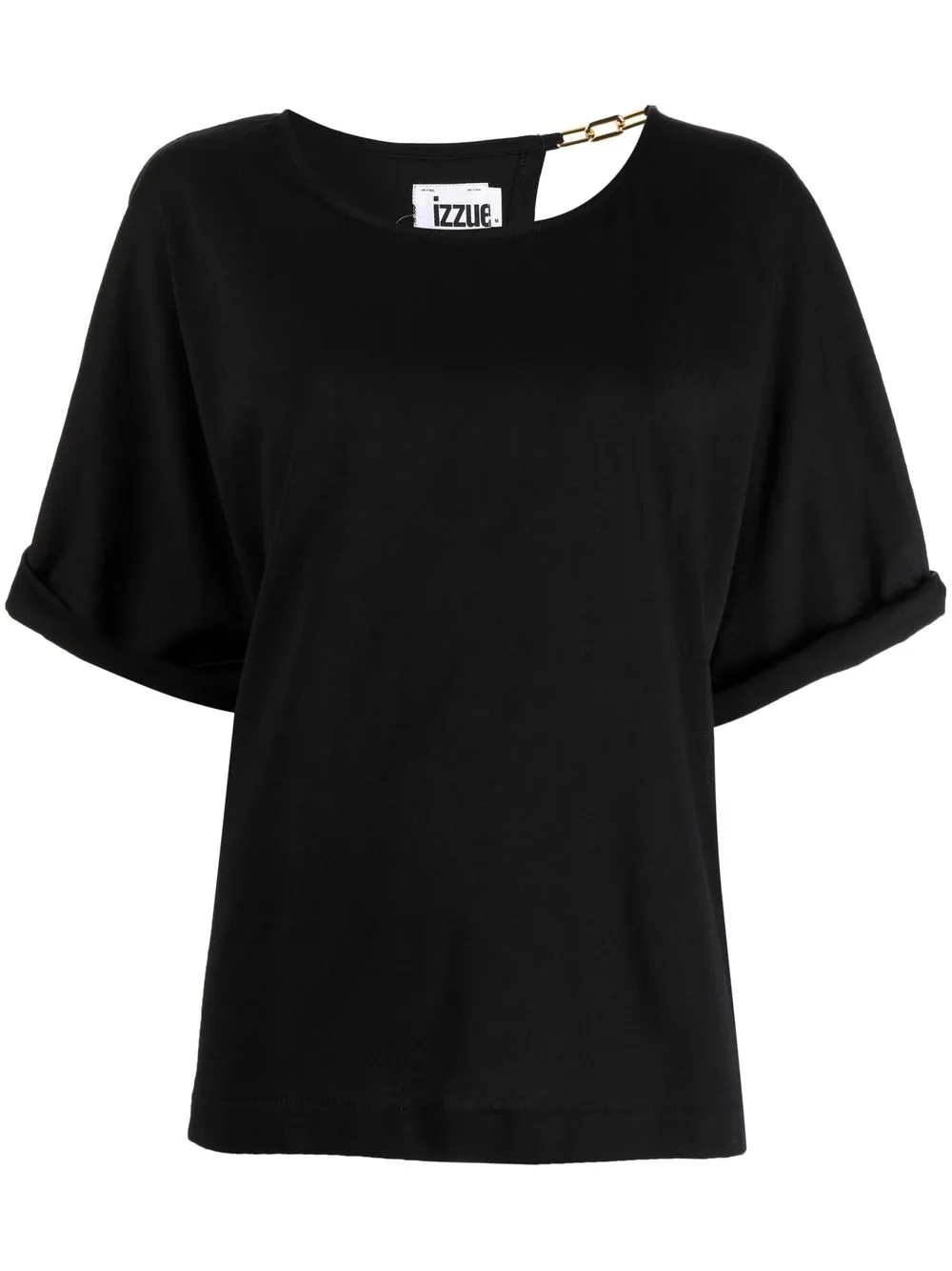 

izzue playera manga corta - Negro