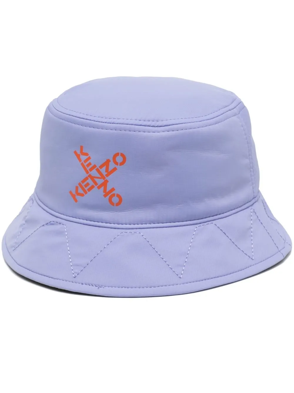 

Kenzo gorro de pescador con logo estampado - Morado