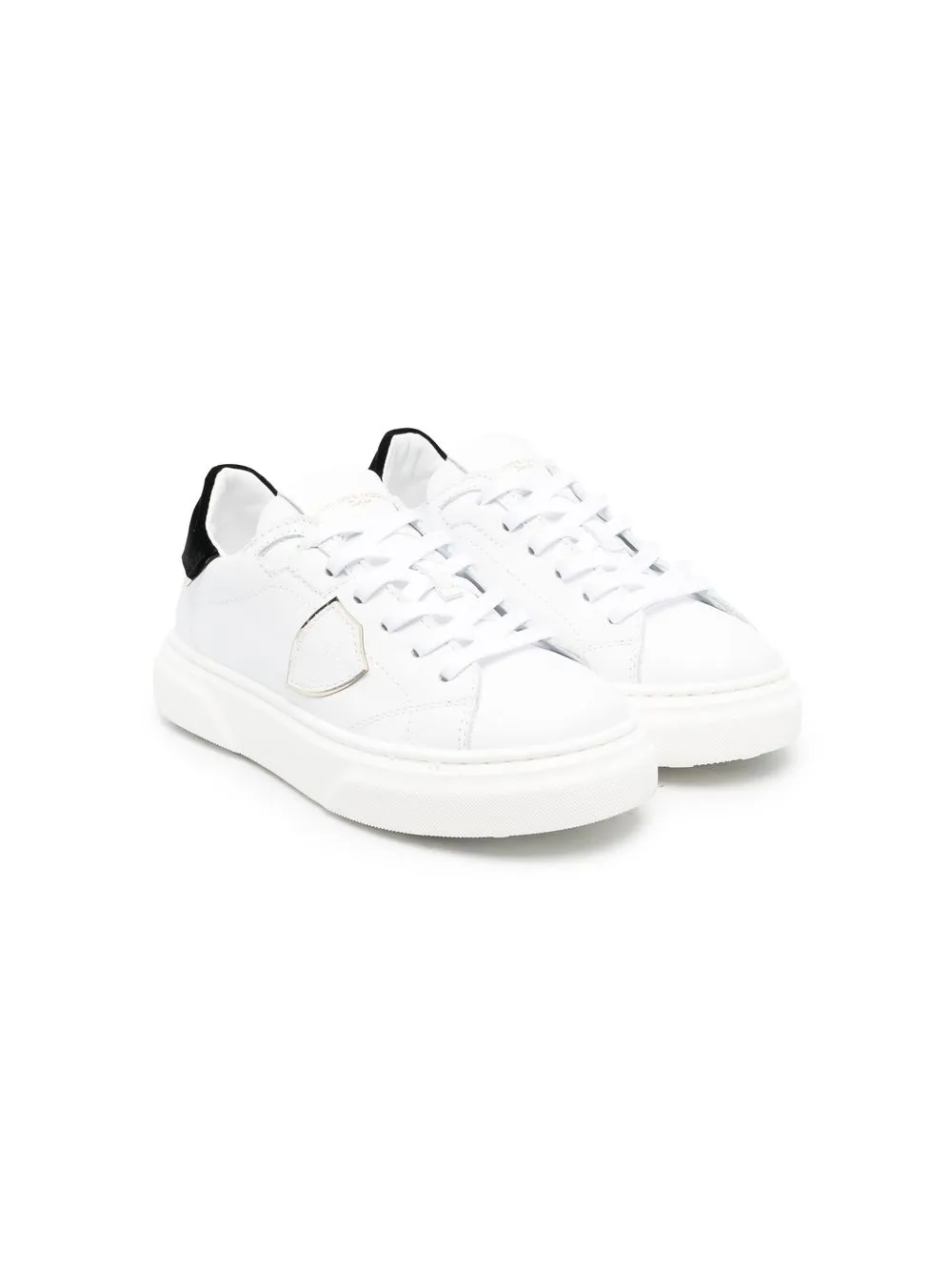 

Philippe Model Kids Temple lace-up sneakers - White