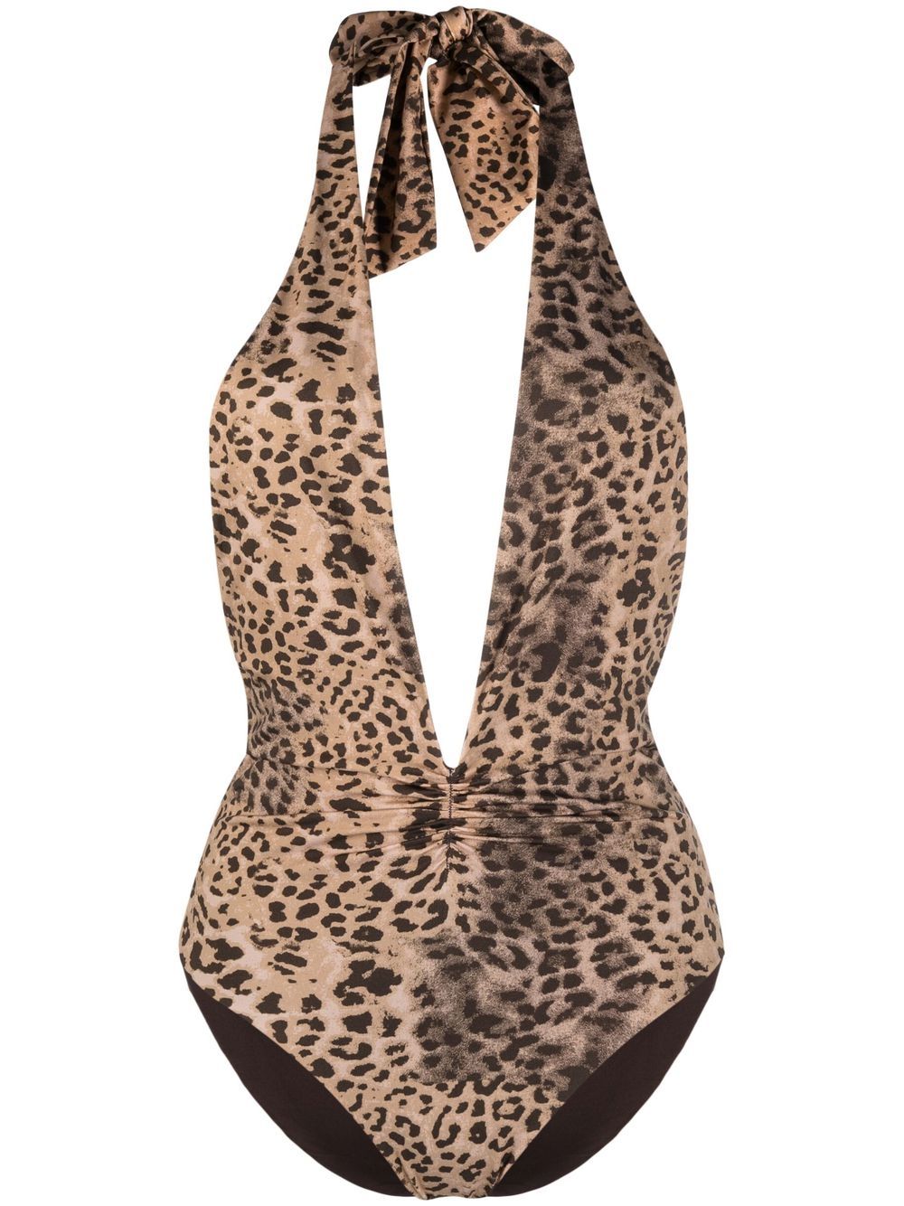 

Tara Matthews traje de baño Arinella Reversible con estampado de leopardo - Neutro