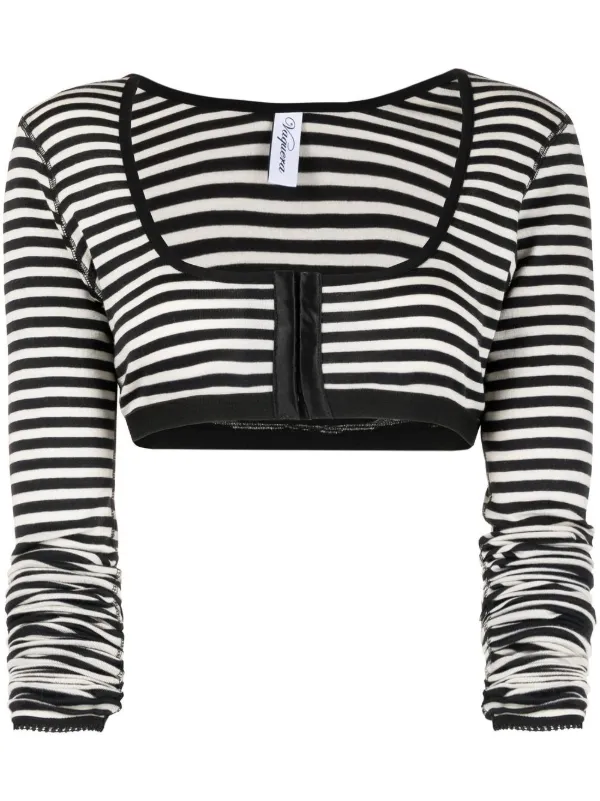 Vaquera Striped long-sleeves Cropped 