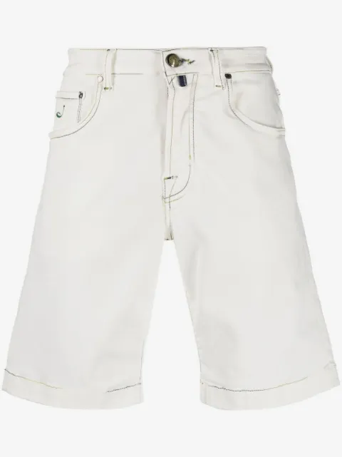 Jacob Cohën shorts con costuras en contraste