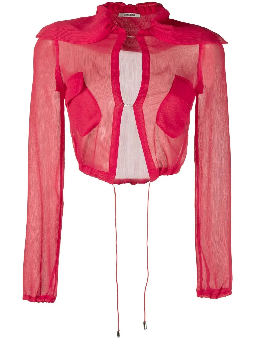 

Supriya Lele camisa con cuello oversize - Rosado