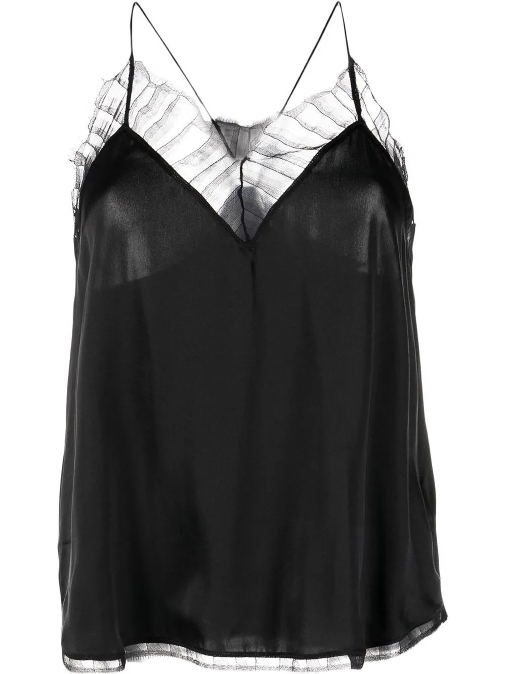 Iro Berwyn Top In Grey In Black