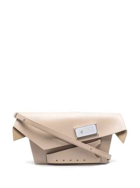 Maison Margiela Snatched leather clutch bag