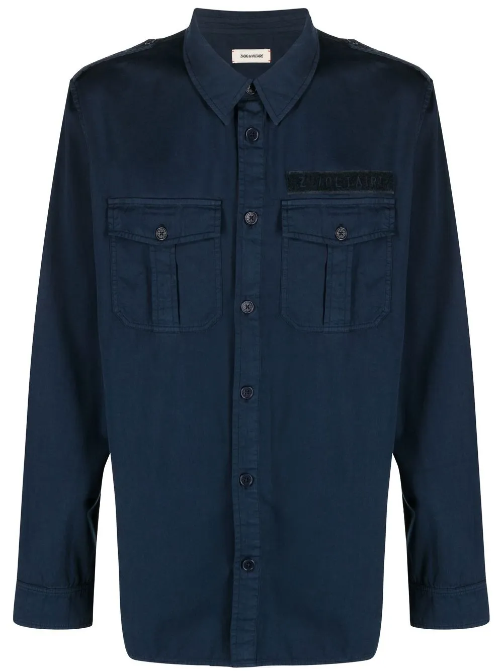 

Zadig&Voltaire camisa con motivo estampado - Azul