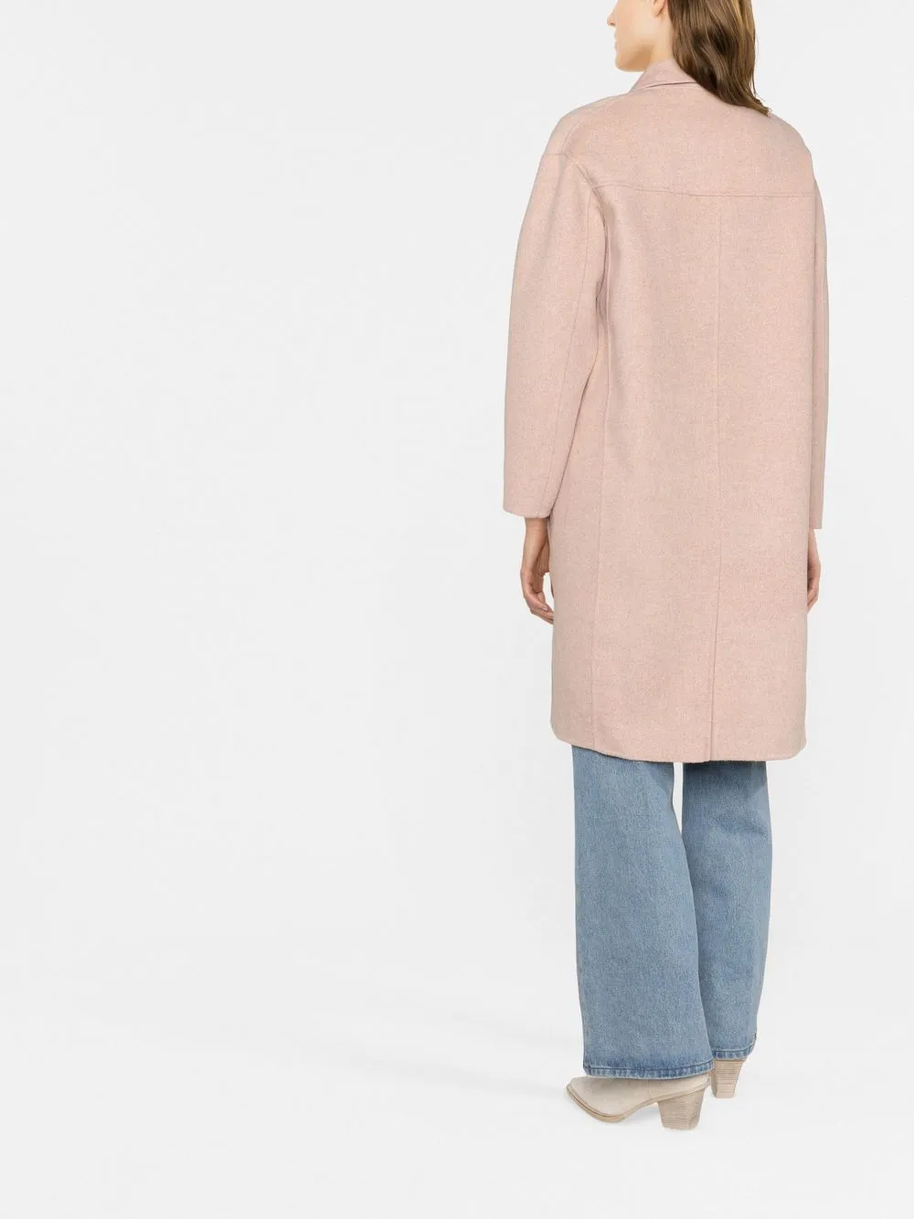 Zadig & Voltaire Mady Structuredfit Cashmere Coat In Blush ModeSens