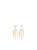 Zadig&Voltaire wing-detail drop earrings - Gold