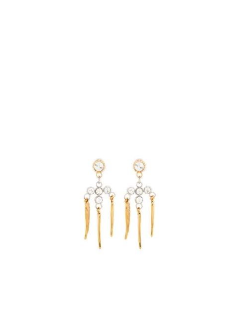 Zadig&Voltaire wing-detail drop earrings