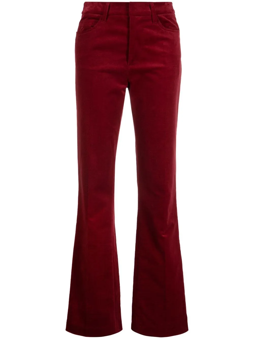 

Zadig&Voltaire pantalones de terciopelo acampanados - Rojo