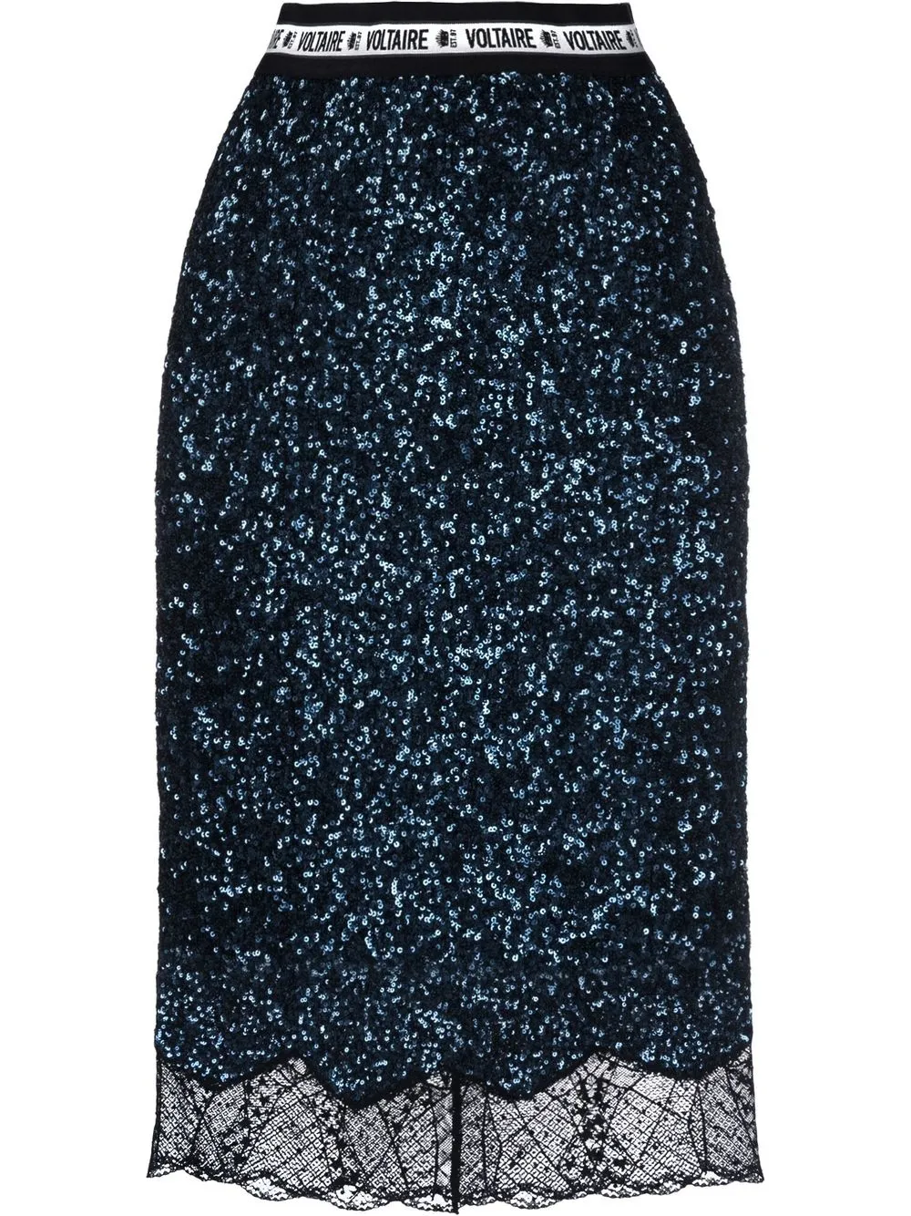 

Zadig&Voltaire Justicia sequinned pencil skirt - Blue