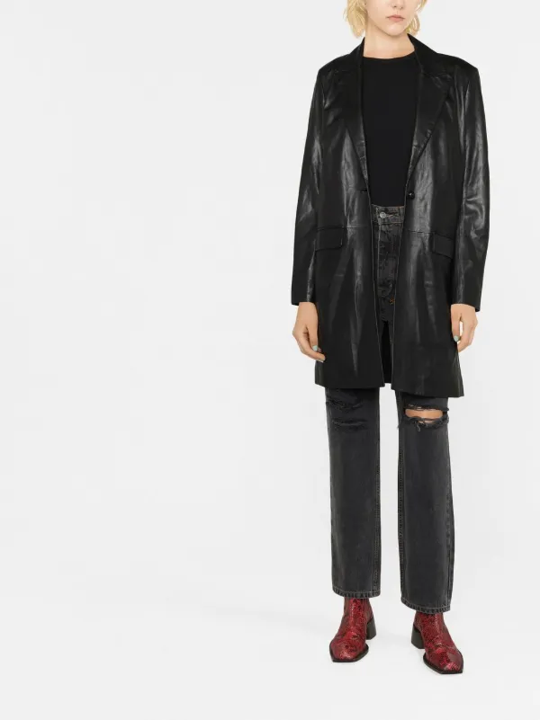 zadig＆voltaire コート　ブラック Zadig&Voltaire シングルコート | ブラック | FARFETCH JP