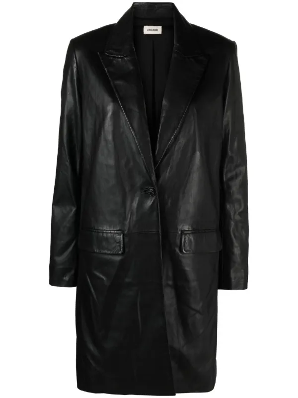 zadig＆voltaire コート　ブラック Zadig&Voltaire シングルコート | ブラック | FARFETCH JP