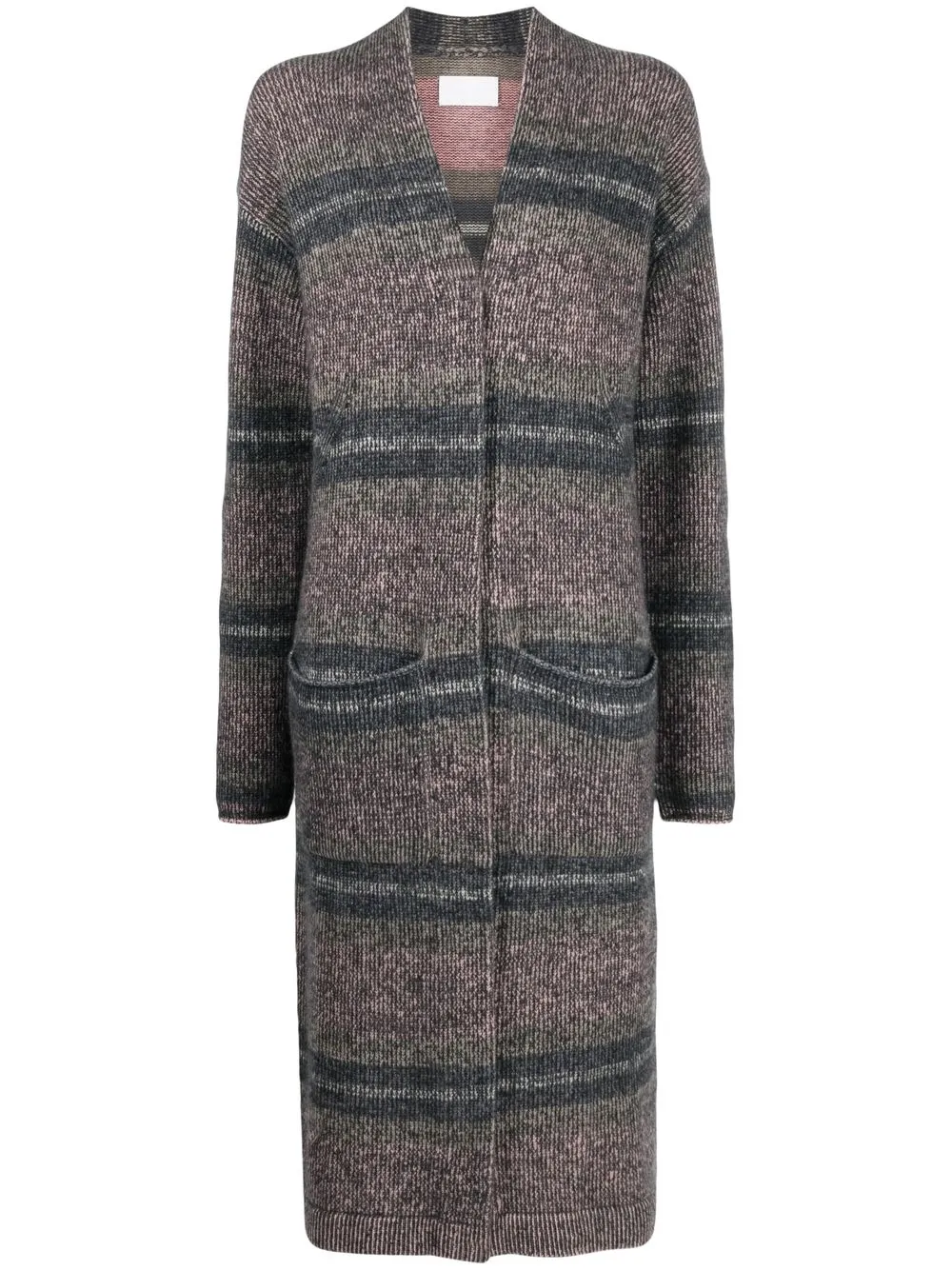 

Zadig&Voltaire horizontal-stripe cardi-coat - Pink