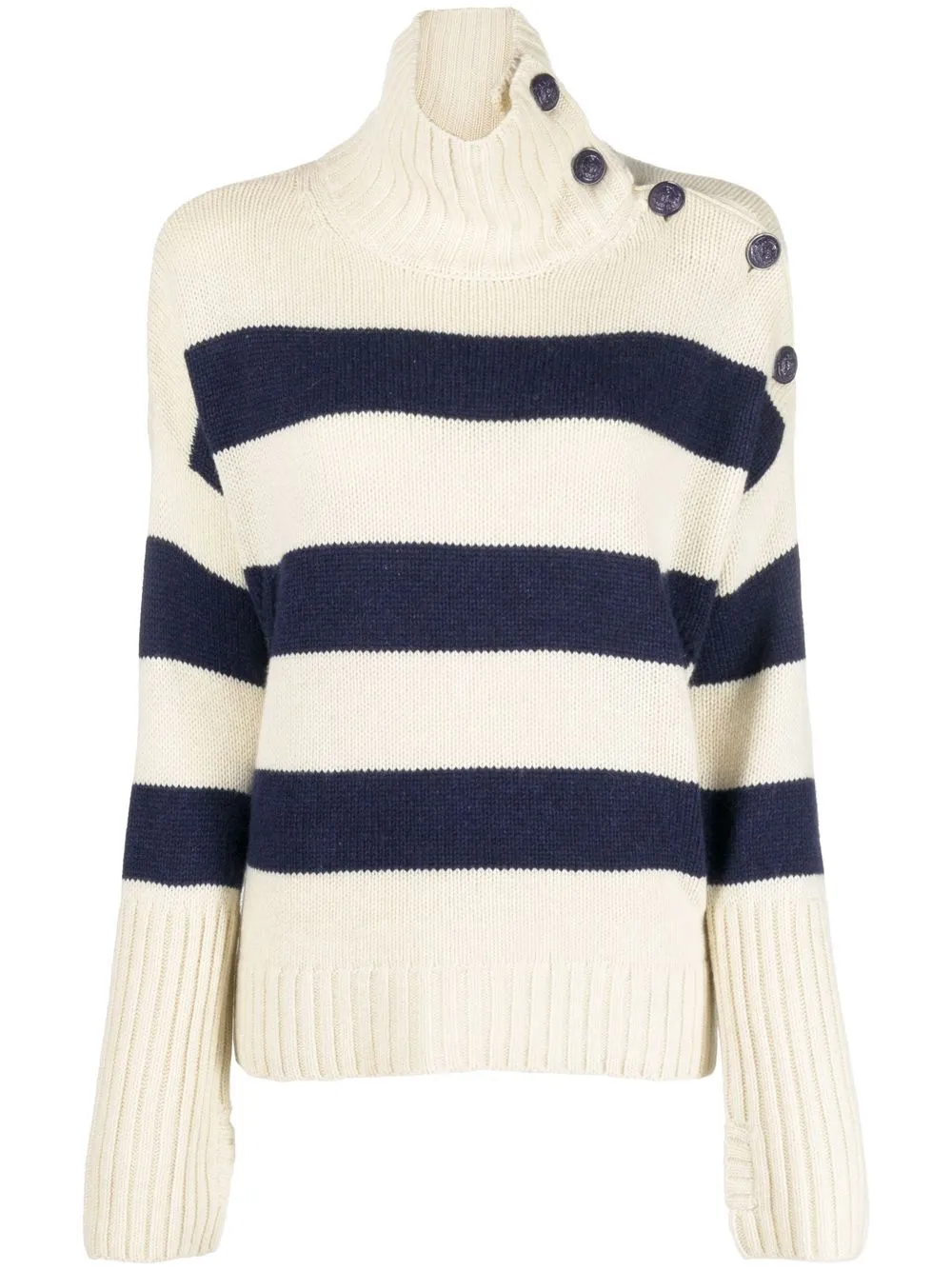 

Zadig&Voltaire Malta striped cashmere sweater - Neutrals