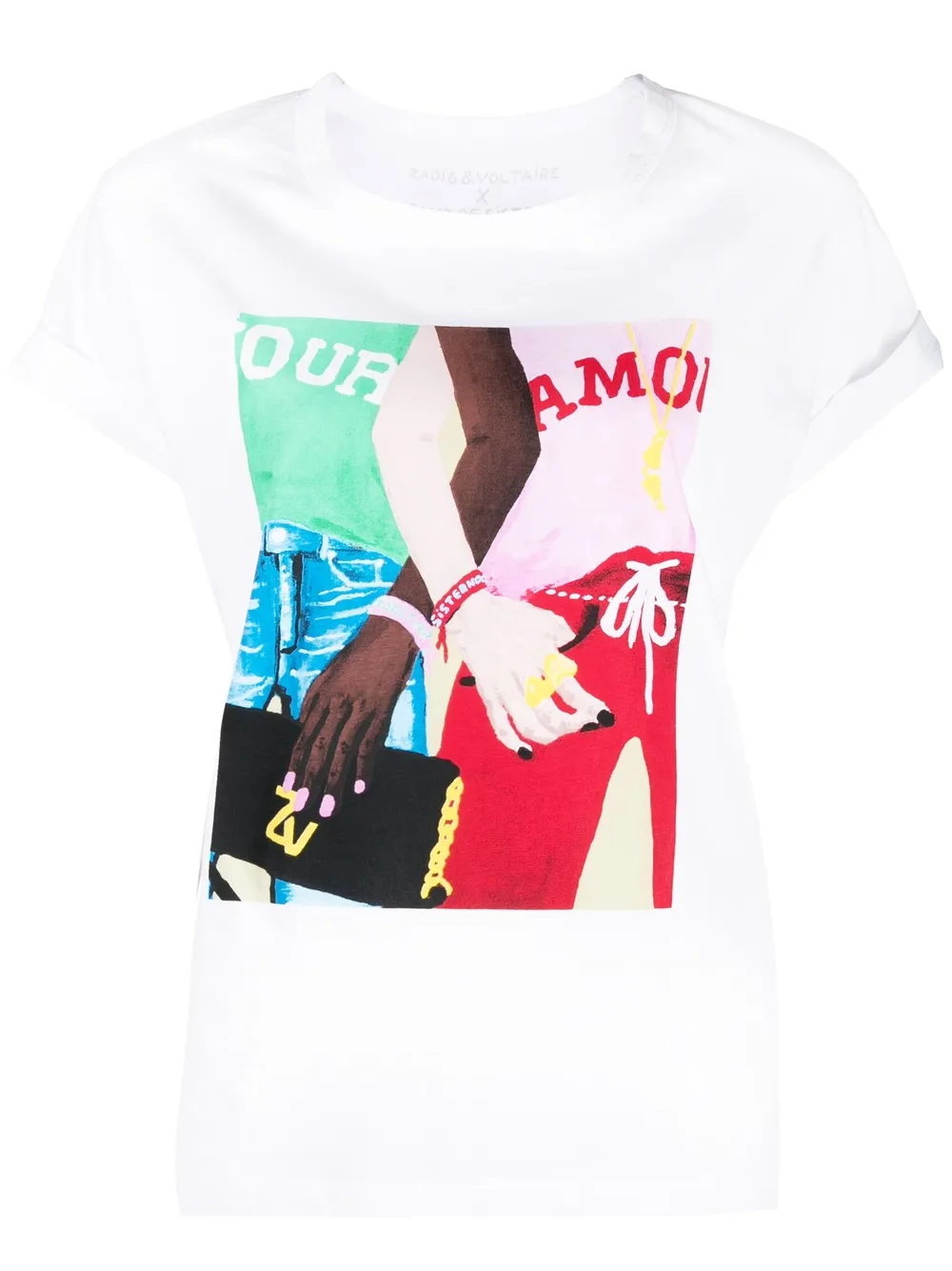 

Zadig&Voltaire playera con estampado de ZADIG&VOLTAIRE x Band of Sisters - Blanco