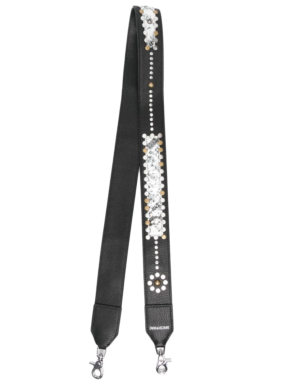 

Zadig&Voltaire stud-embellished bag strap - Black