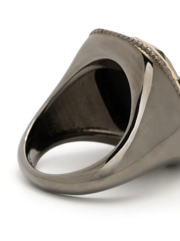 Zadig&Voltaire Rock Square Signet Ring | Silver | FARFETCH