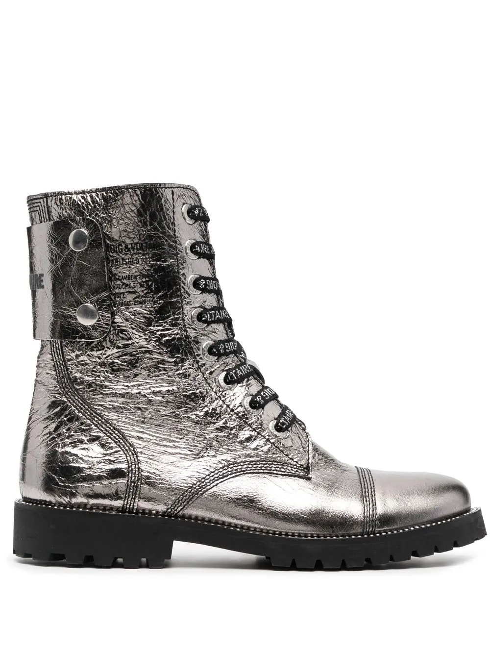 

Zadig&Voltaire Joe metallic ankle boots - Grey