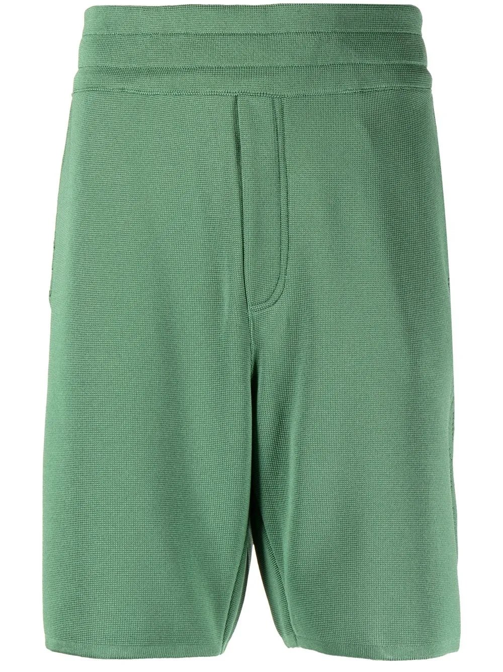 

Bianca Saunders shorts deportivos rectos - Verde