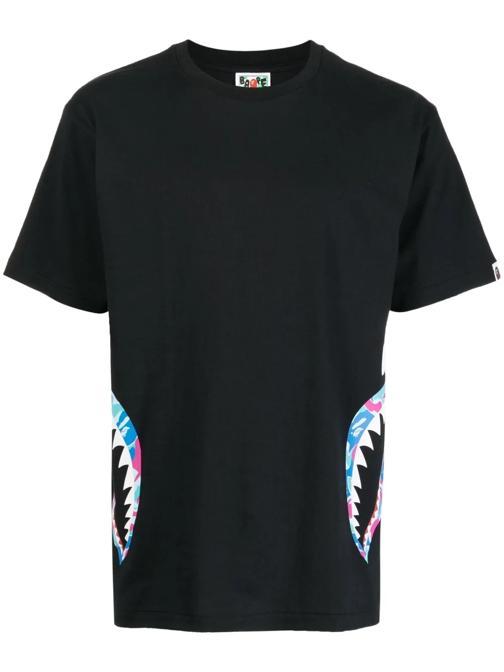 

A BATHING APE® playera con estampado gráfico - Negro