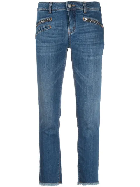 Zadig&Voltaire frayed-hem straight-leg jeans