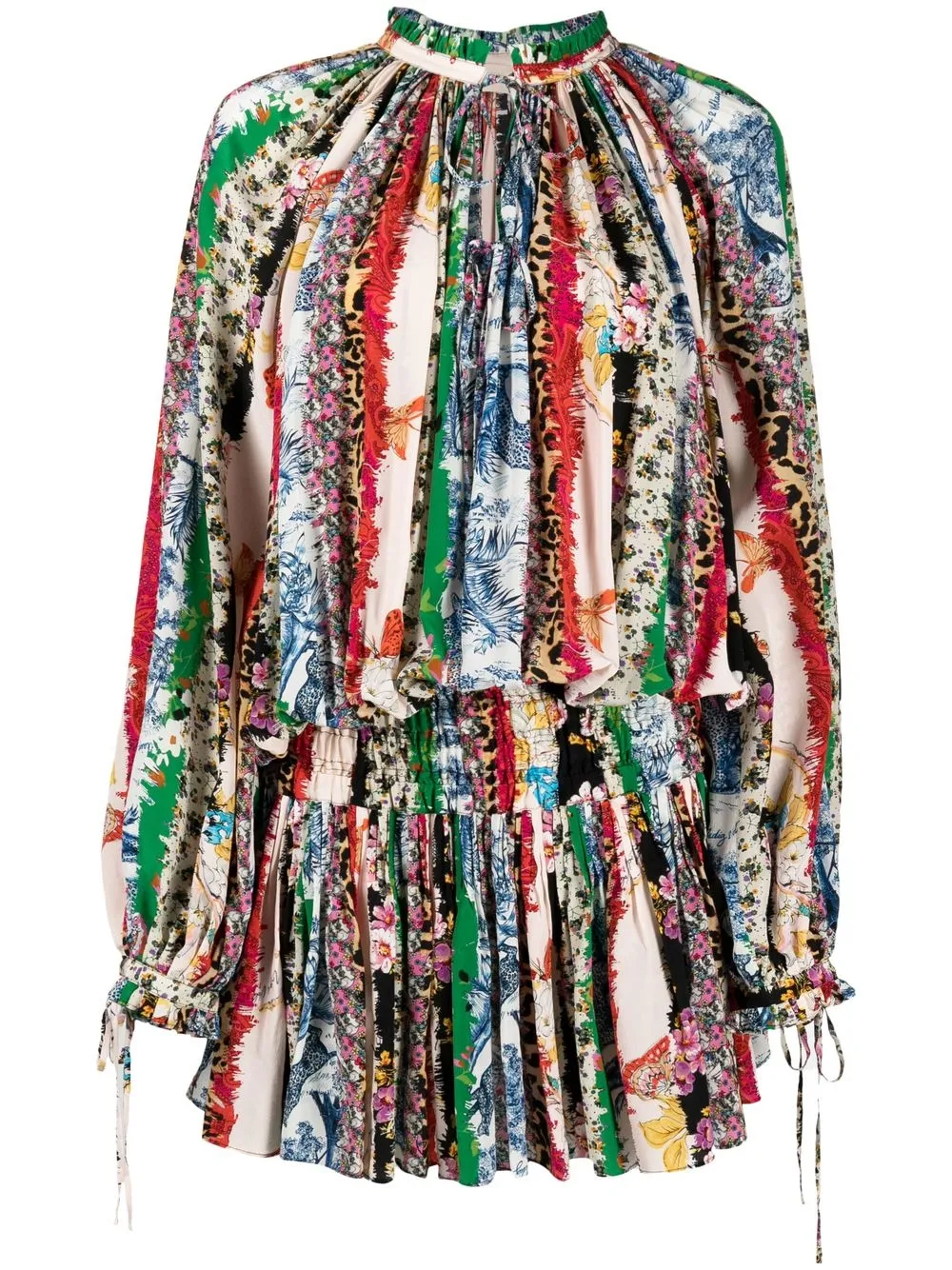 

Zadig&Voltaire vestido con múltiples estampados - Blanco