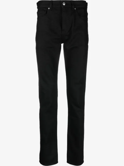 Zadig&Voltaire logo-patch straight-leg jeans 