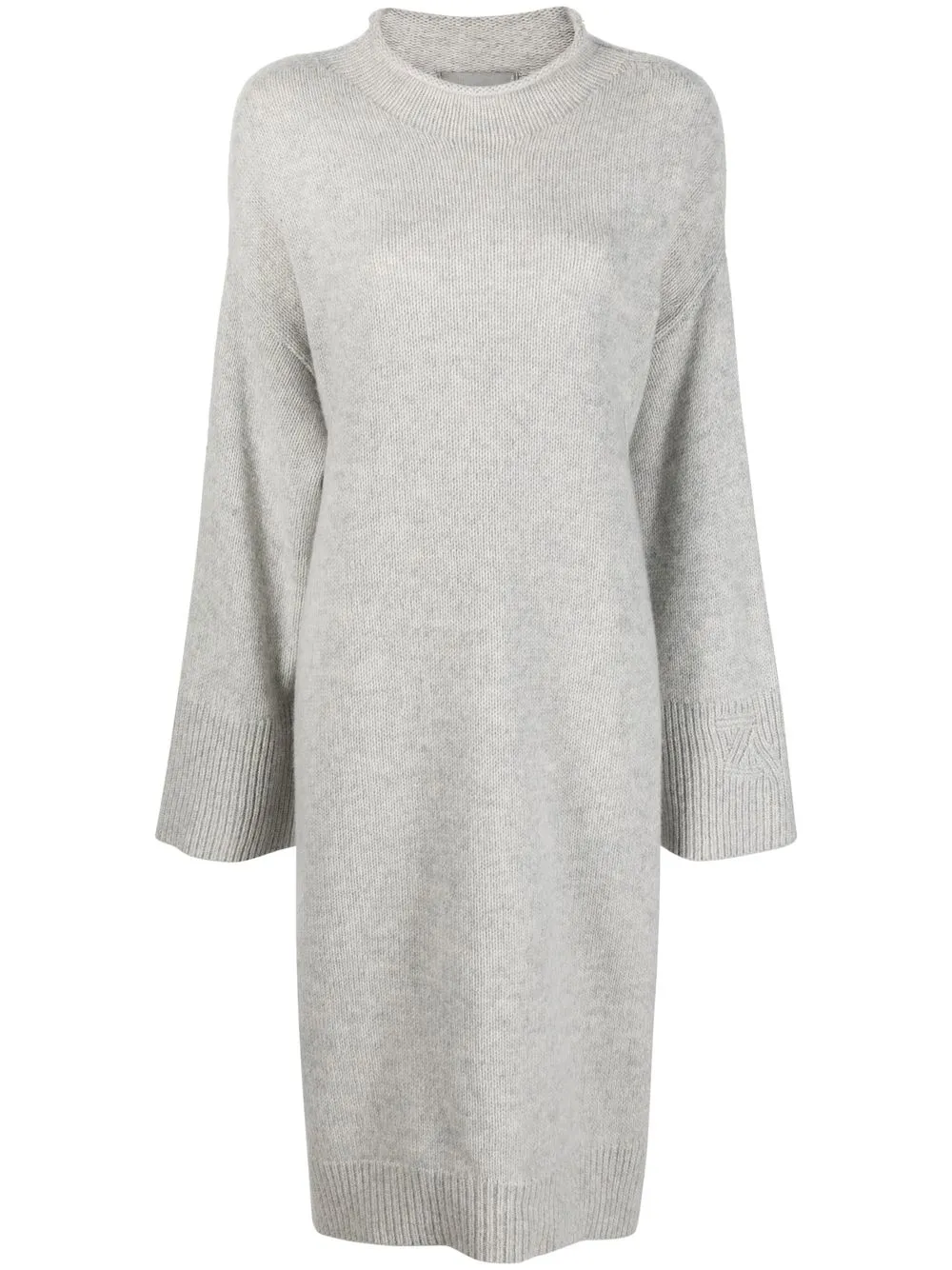 

Zadig&Voltaire vestido tejido con abertura - Gris