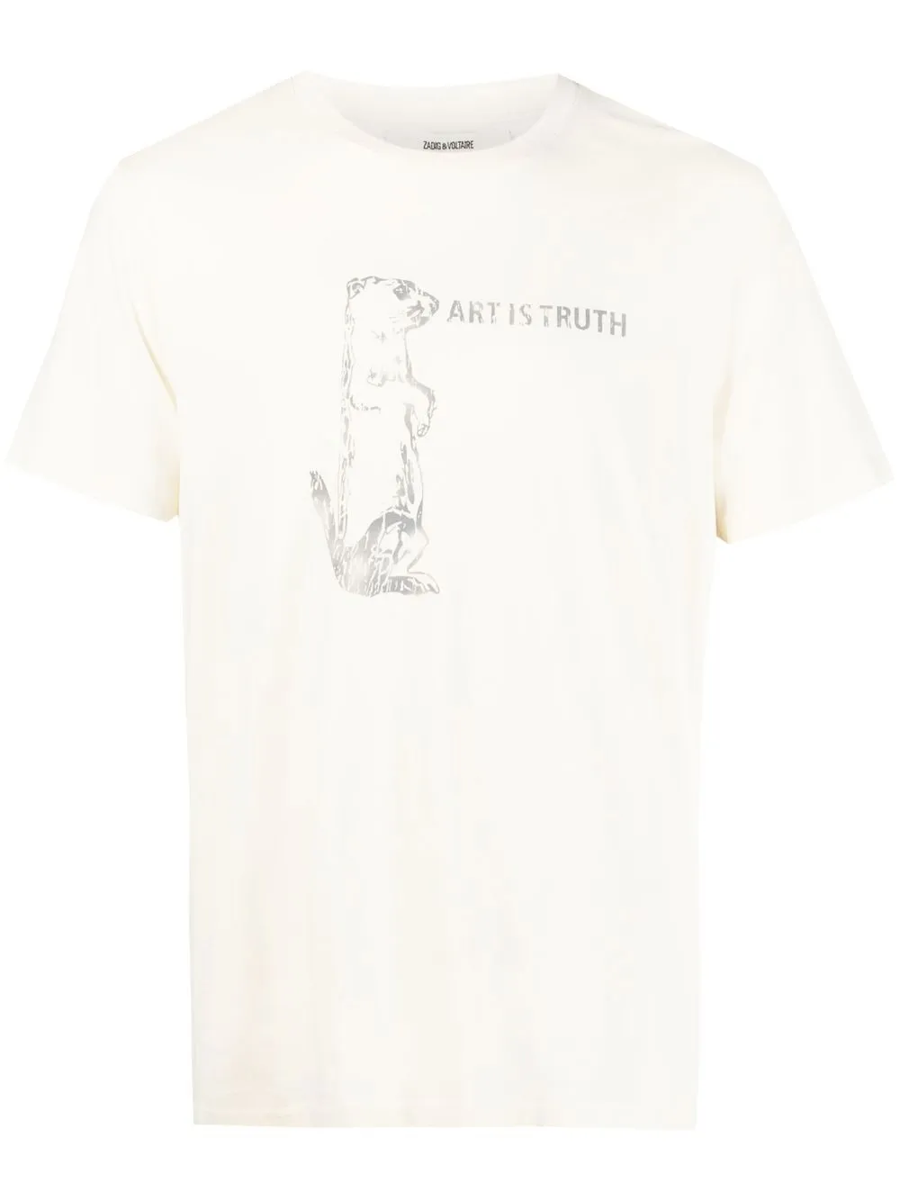 

Zadig&Voltaire graphic print crew-neck T-shirt - Yellow