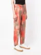 Emporio Armani tie-dye straight-leg trousers