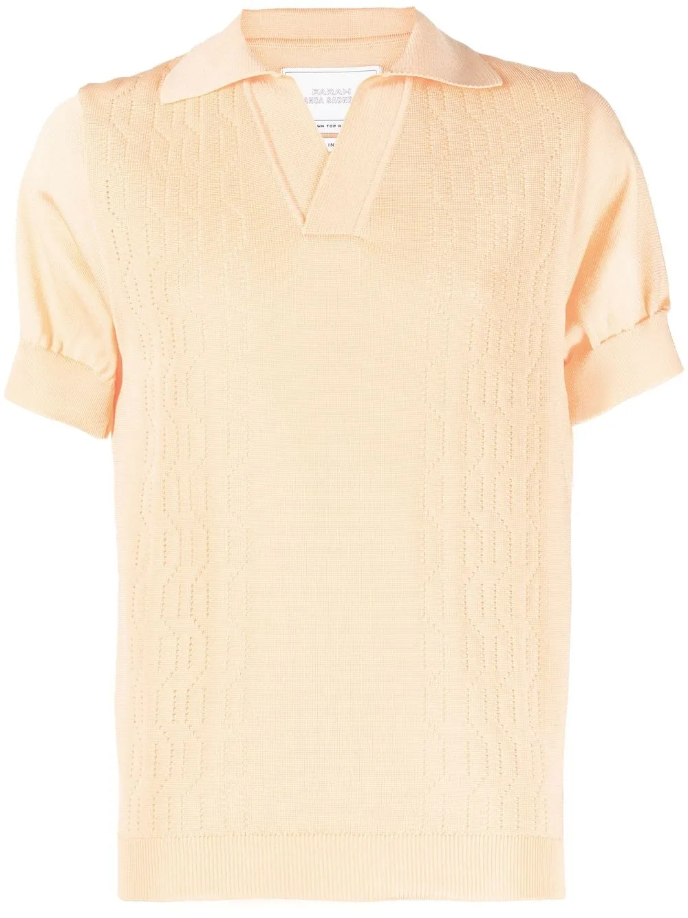 

Bianca Saunders short-sleeve polo shirt - Orange